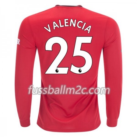 Fußballtrikots Manchester United Antonio Valencia 25 Heim Trikotsatz 2019-2020 Langarm Fußballtrikots Manchester United Antonio Valencia 25 Heim Trikotsatz 2019-2020 Langarm